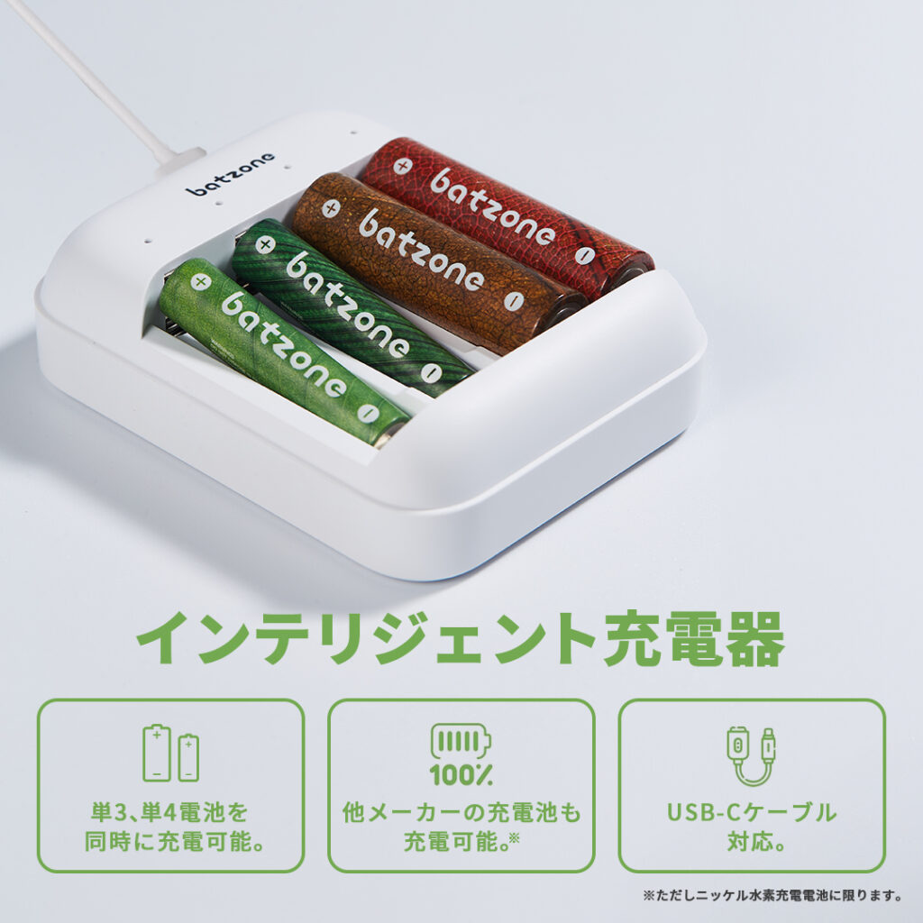 インテリジェント充電器対応