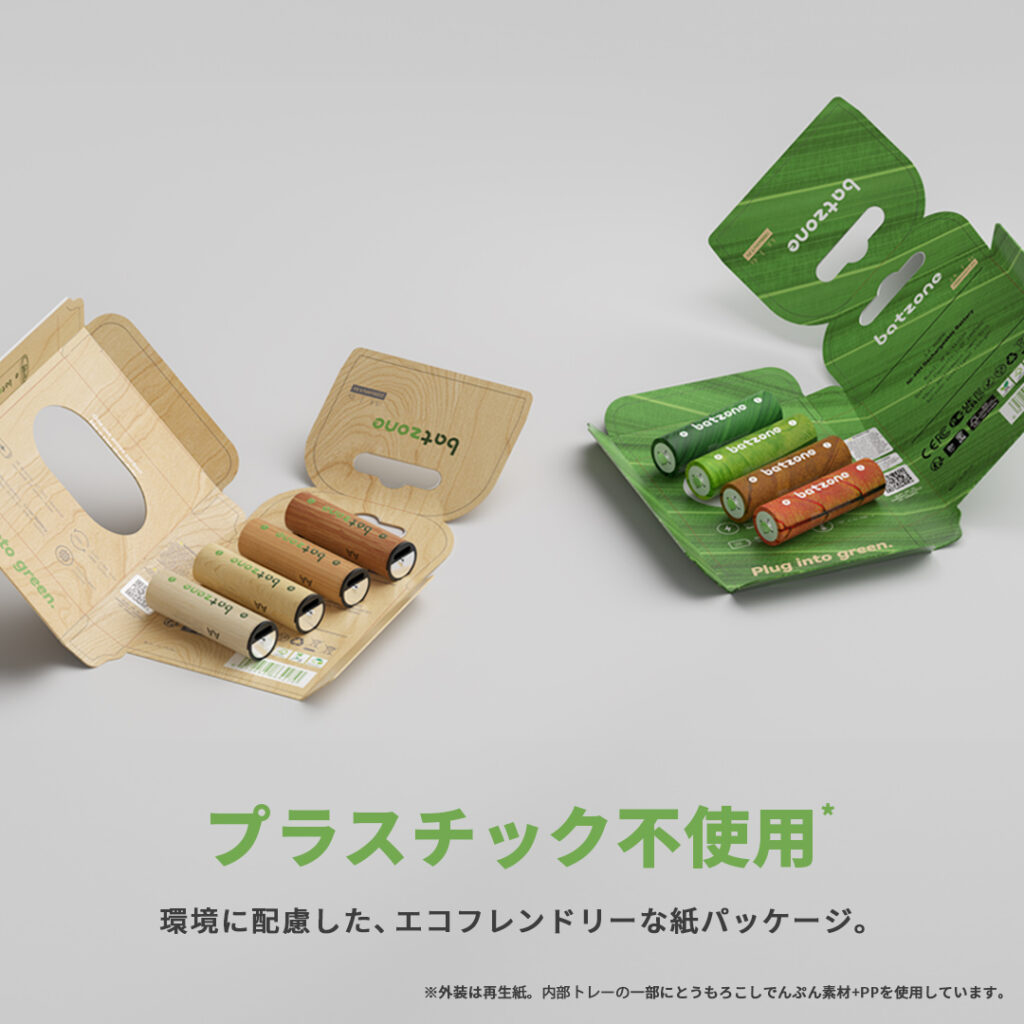 プラスチック不使用パッケージ